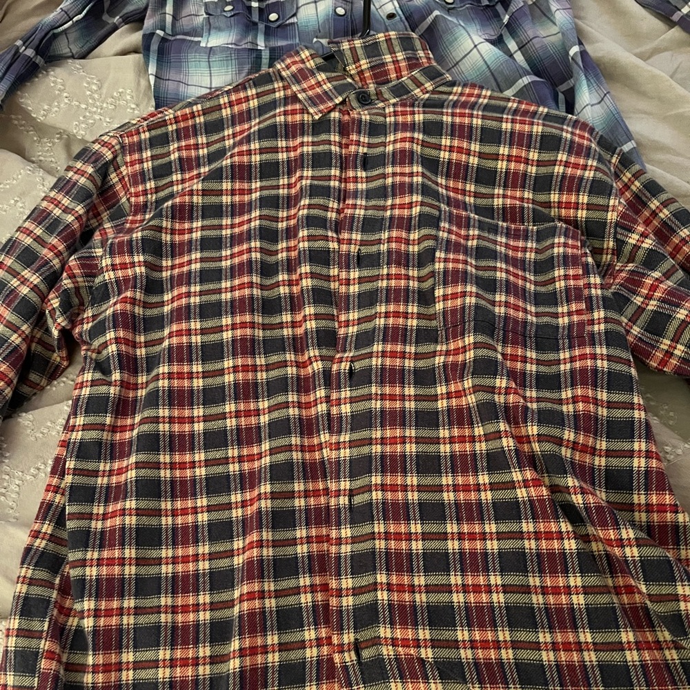 Thick Red Flannel with soft comfortable inside fits sizes xxs-small